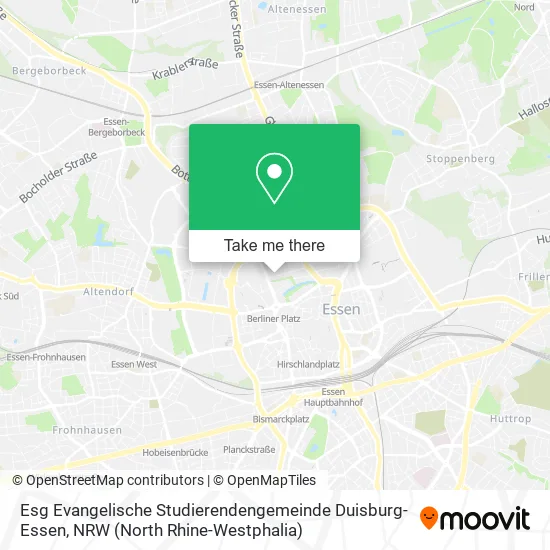 Esg Evangelische Studierendengemeinde Duisburg-Essen map