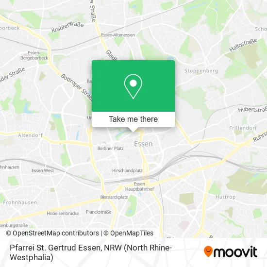 Карта Pfarrei St. Gertrud Essen
