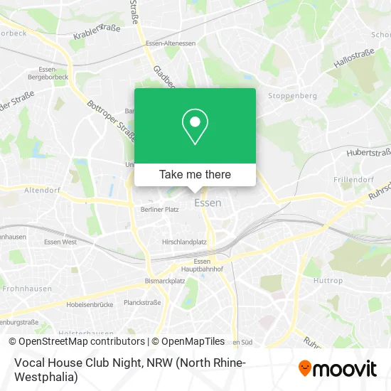 Карта Vocal House Club Night