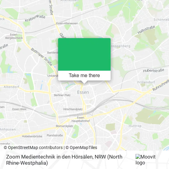 Карта Zoom Medientechnik in den Hörsälen