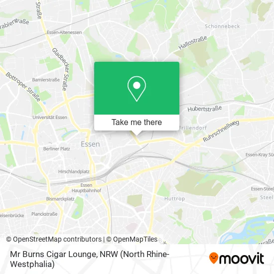 Карта Mr Burns Cigar Lounge
