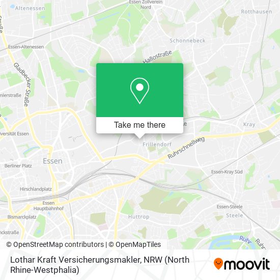 Lothar Kraft Versicherungsmakler map
