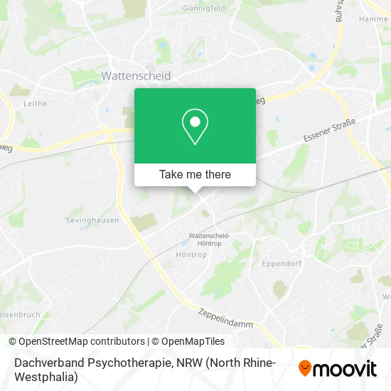 Карта Dachverband Psychotherapie
