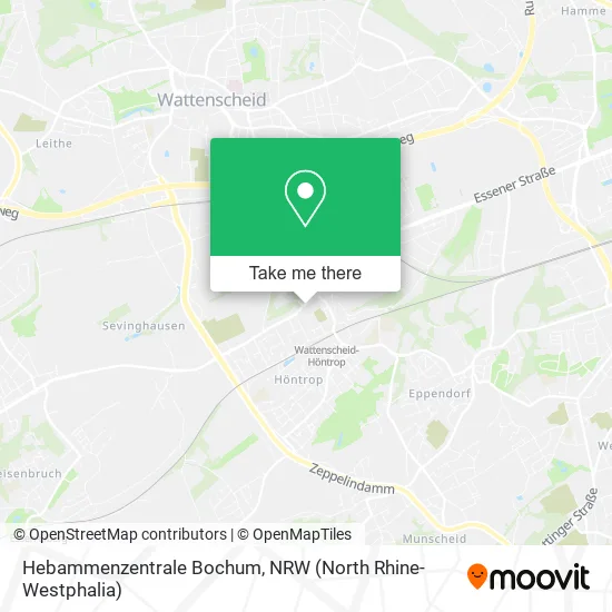 Карта Hebammenzentrale Bochum