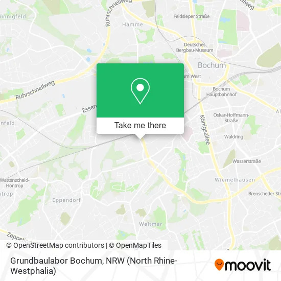 Карта Grundbaulabor Bochum