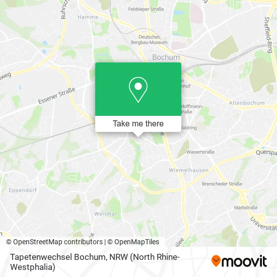 Карта Tapetenwechsel Bochum