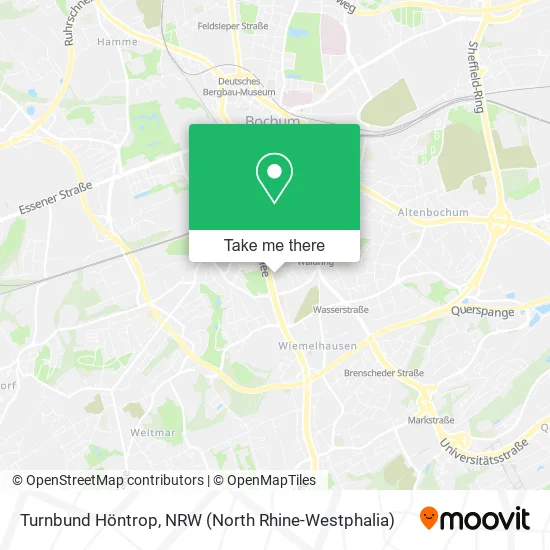 Turnbund Höntrop map