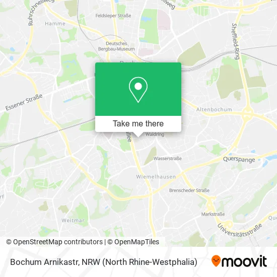 Карта Bochum Arnikastr