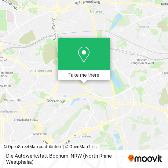 Карта Die Autowerkstatt Bochum