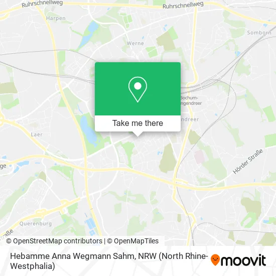 Карта Hebamme Anna Wegmann Sahm