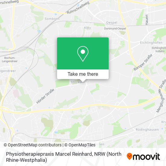 Physiotherapiepraxis Marcel Reinhard map