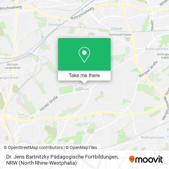 Dr. Jens Bartnitzky Pädagogische Fortbildungen map