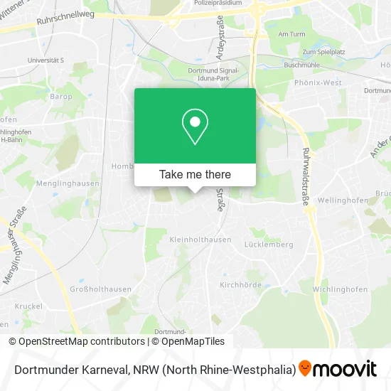 Карта Dortmunder Karneval