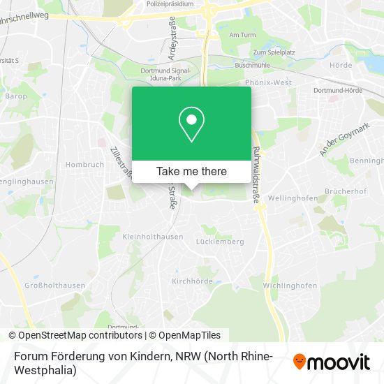 Forum Förderung von Kindern map