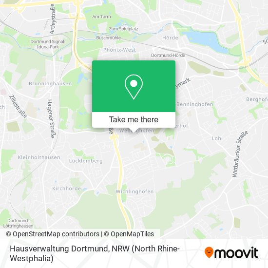 Hausverwaltung Dortmund map