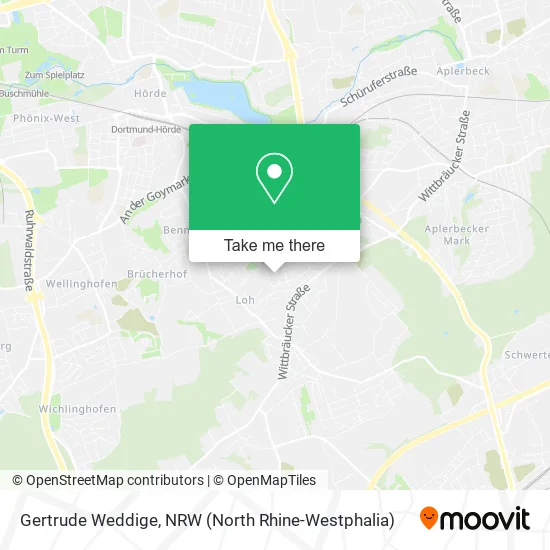 Gertrude Weddige map