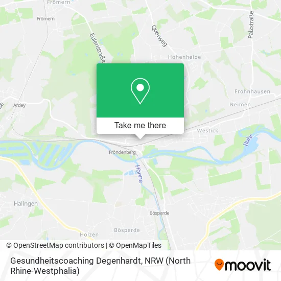 Карта Gesundheitscoaching Degenhardt