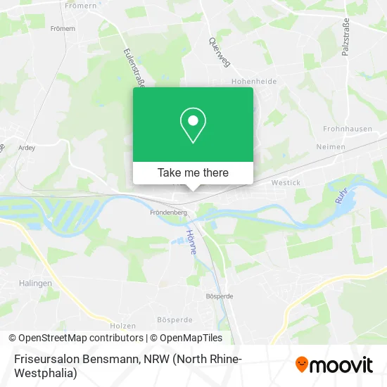 Friseursalon Bensmann map