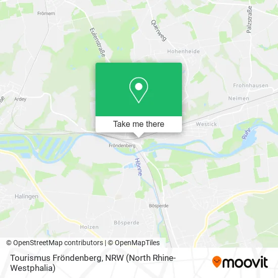 Карта Tourismus Fröndenberg