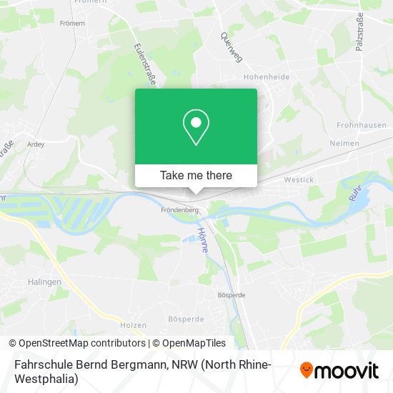 Fahrschule Bernd Bergmann map