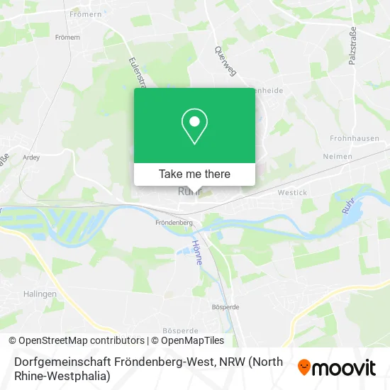 Карта Dorfgemeinschaft Fröndenberg-West
