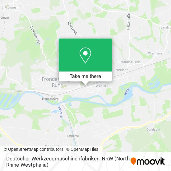 Карта Deutscher Werkzeugmaschinenfabriken