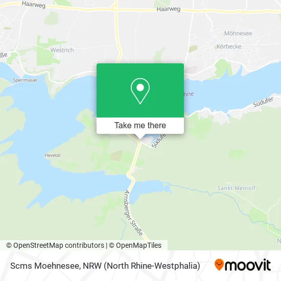 Карта Scms Moehnesee