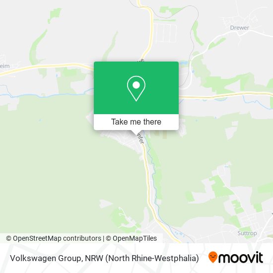 Volkswagen Group map