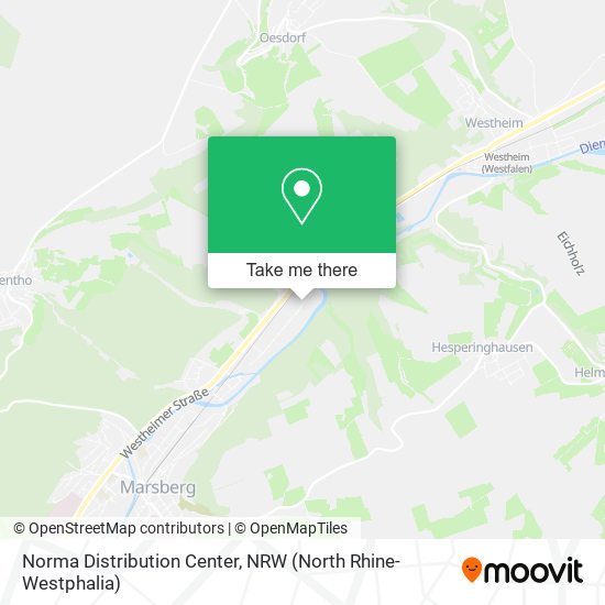 Norma Distribution Center map