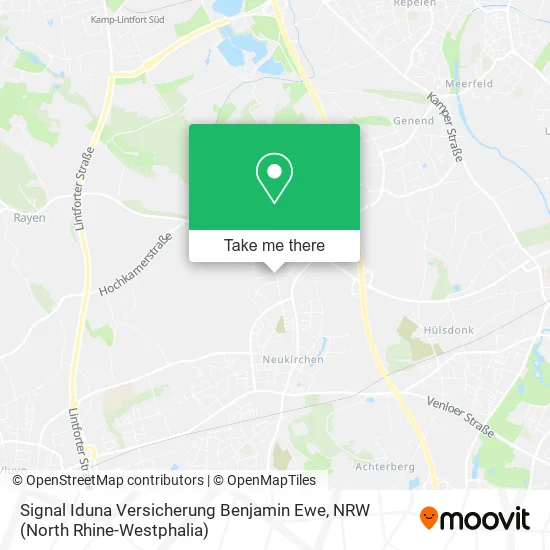 Карта Signal Iduna Versicherung Benjamin Ewe