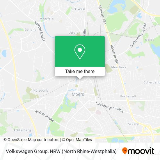 Volkswagen Group map