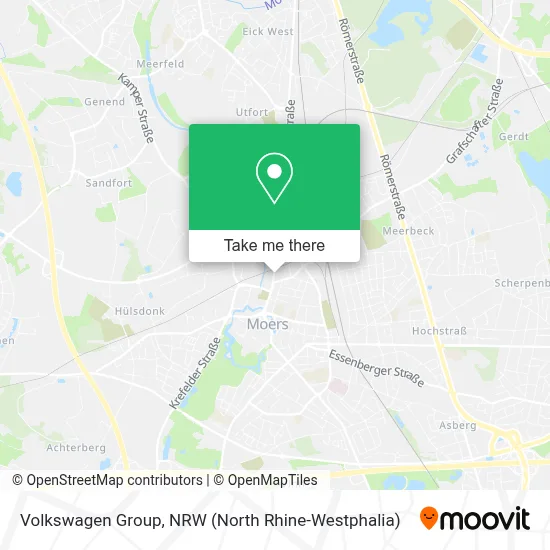 Volkswagen Group map