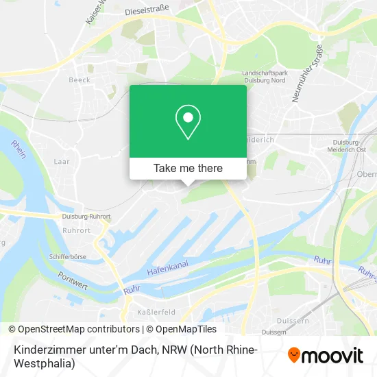 Карта Kinderzimmer unter'm Dach