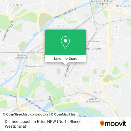 Карта Dr. med. Joachim Etter