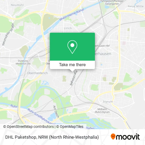 Карта DHL Paketshop