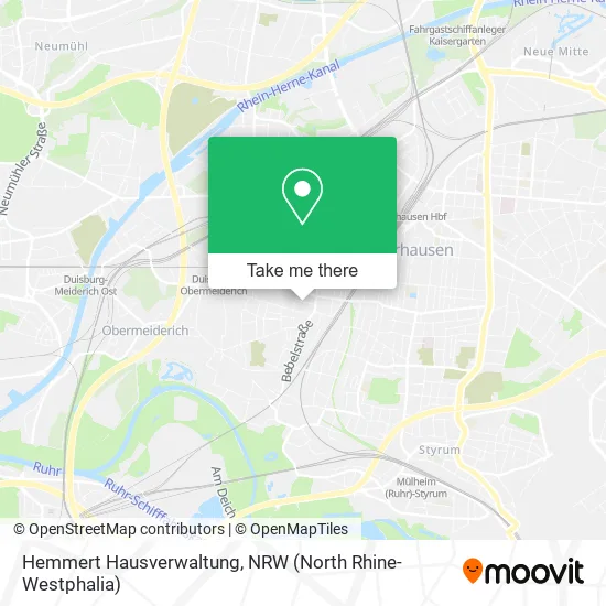 Карта Hemmert Hausverwaltung