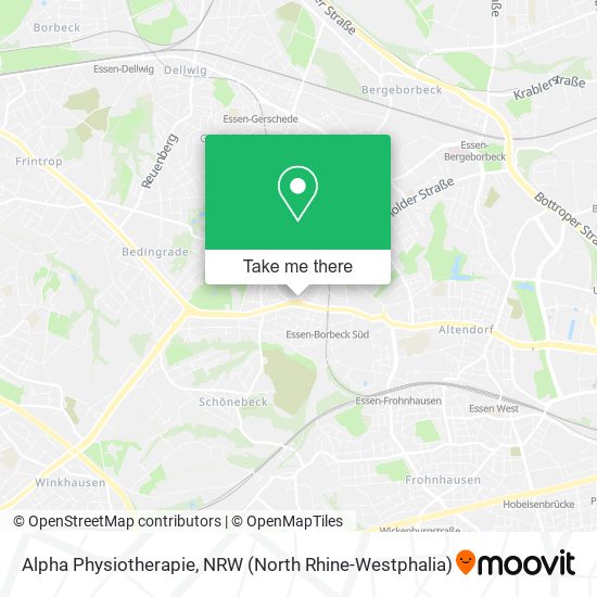 Alpha Physiotherapie map