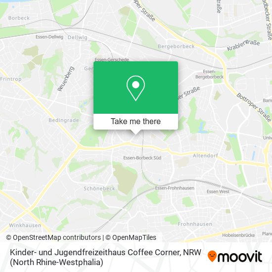 Карта Kinder- und Jugendfreizeithaus Coffee Corner