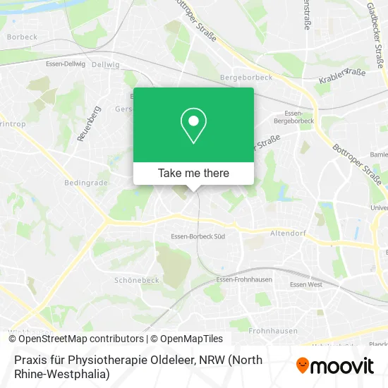 Карта Praxis für Physiotherapie Oldeleer
