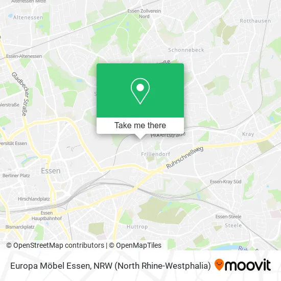 Карта Europa Möbel Essen