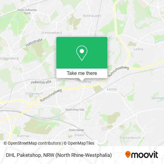 Карта DHL Paketshop