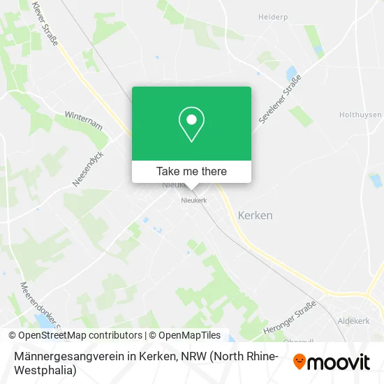 Карта Männergesangverein in Kerken