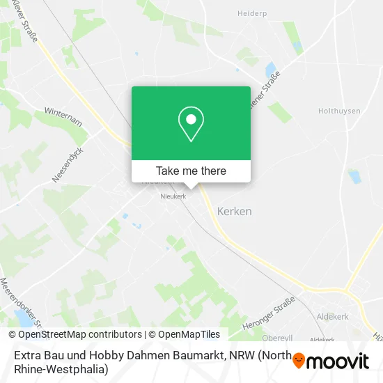Карта Extra Bau und Hobby Dahmen Baumarkt