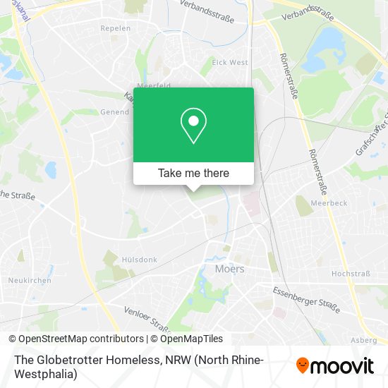 The Globetrotter Homeless map