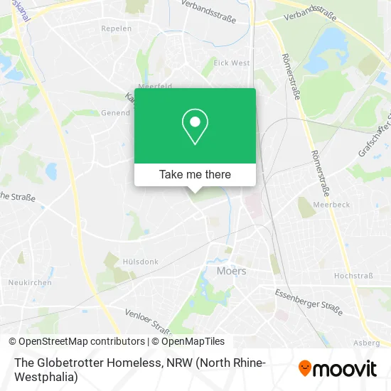 The Globetrotter Homeless map