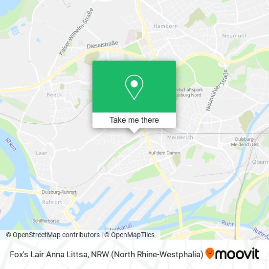 Fox's Lair Anna Littsa map