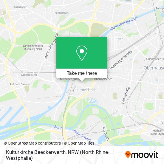Kulturkirche Beeckerwerth map