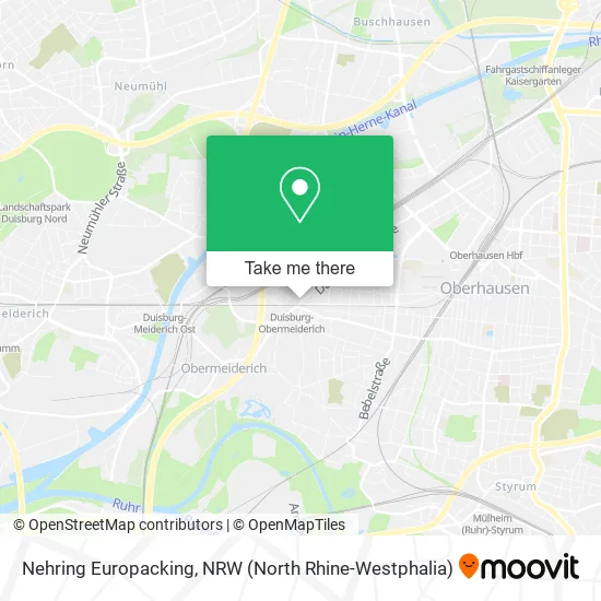 Карта Nehring Europacking