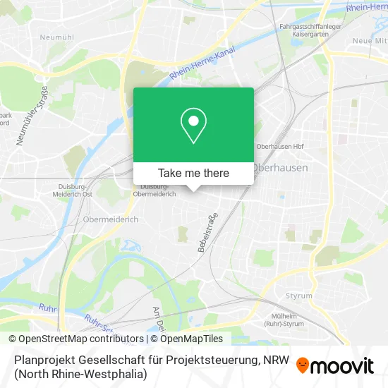Карта Planprojekt Gesellschaft für Projektsteuerung