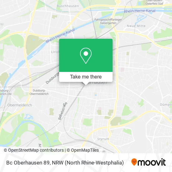 Bc Oberhausen 89 map